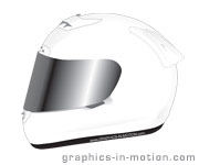 Download Designvorlage Motorrad-Sport Integralhelm